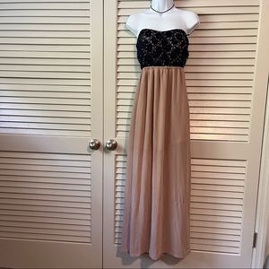 Nude Maxi Dress
